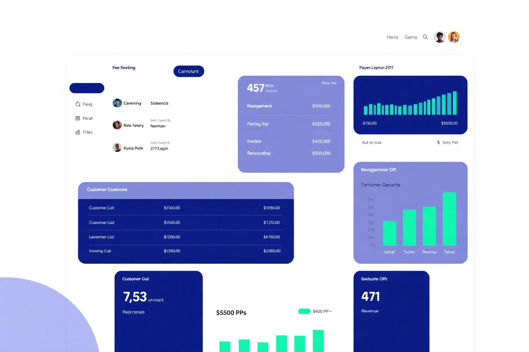 Corevia One dashboard overview